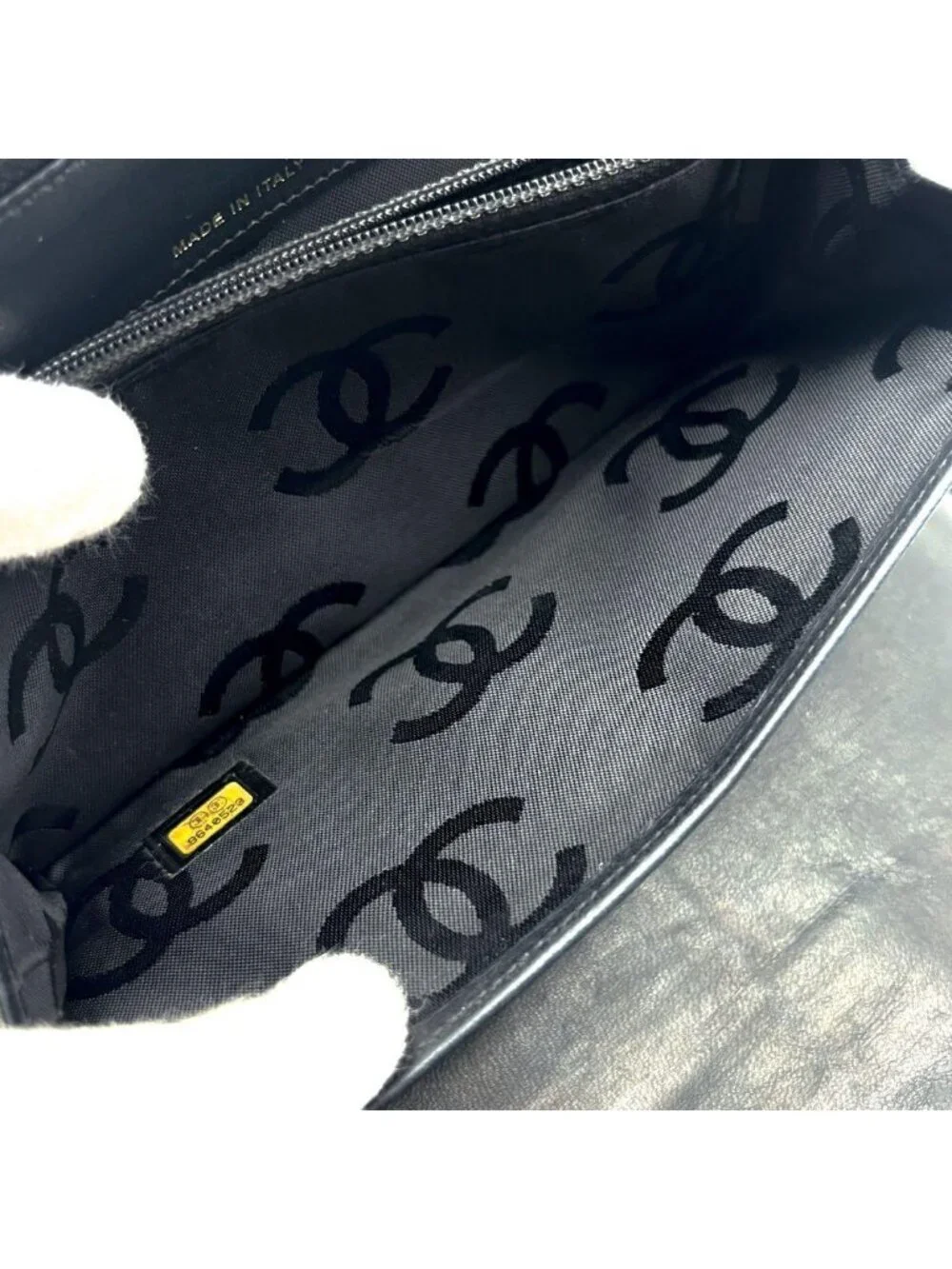 Chanel Wallet Coco Stitch Caviar Organizer